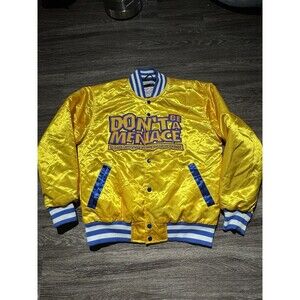 Dont Be a Menace Movie headgear classics satin retro 90s bomber jacket Medium